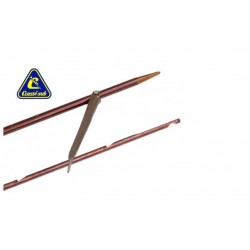 CRESSI ASTA TAHITIANA BARRACUDA174 PH BRUNITA CON TACCHE 6,0 MM 125 CM