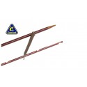 CRESSI ASTA TAHITIANA BARRACUDA174 PH BRUNITA CON TACCHE 6,0 MM 125 CM