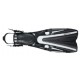 MARES VOLO POWER ABS PLUS PINNA A SCARPETTA  ANATOMICA APERTA E CINGHIOLO