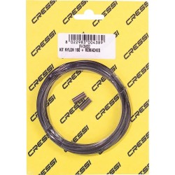 CRESSI KIT NYLON COMP. mm.160 + sleeves