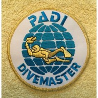 Emblema rotondo PADI Divemaster