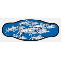 BEST DIVERS NEOPRENE MASK STRAP  DOUBLE LAYER-BARRACUDA