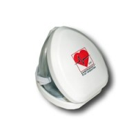 Pocket Mask EFR with O2 Port in hardshell case.