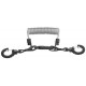 MARES CLIP CON LACCIO A SPIRALE INOX E ANELLO