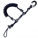MARES CLIP CON LACCIO A SPIRALE E ANELLO