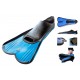 CRESSI PINNE CORTE DA NUOTO LIGHT BLU
